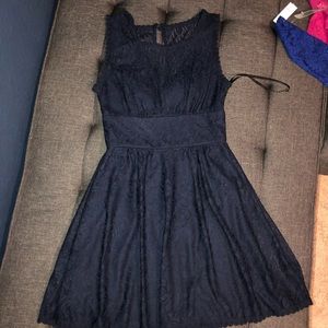 Navy Lace Dress